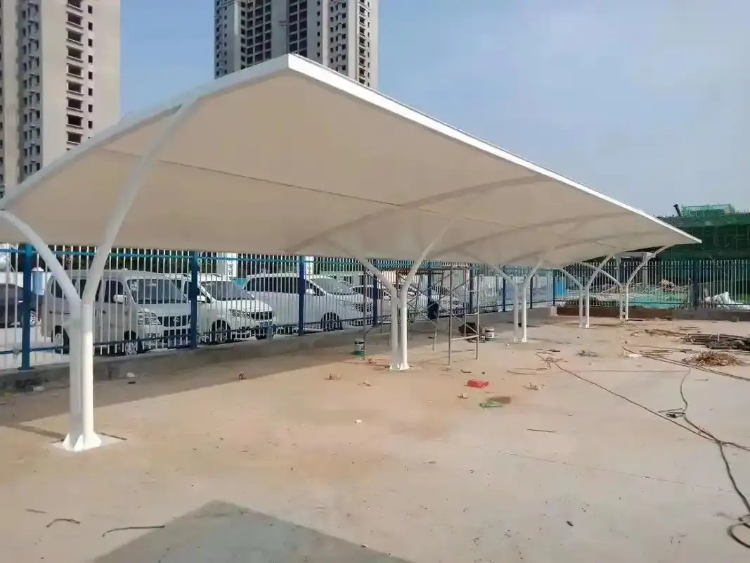 贵州清镇园区停车棚为何生锈漏水?选购膜结构先避开这三个坑